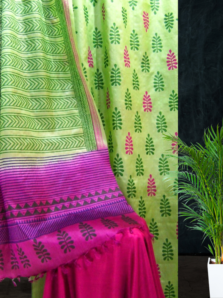 Tussar Silk Dress Material