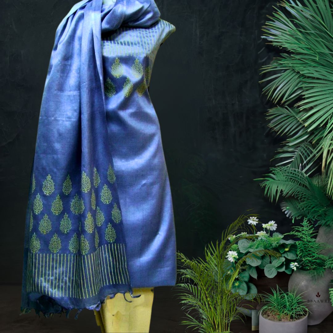 Jaypore Tussar Silk Suit