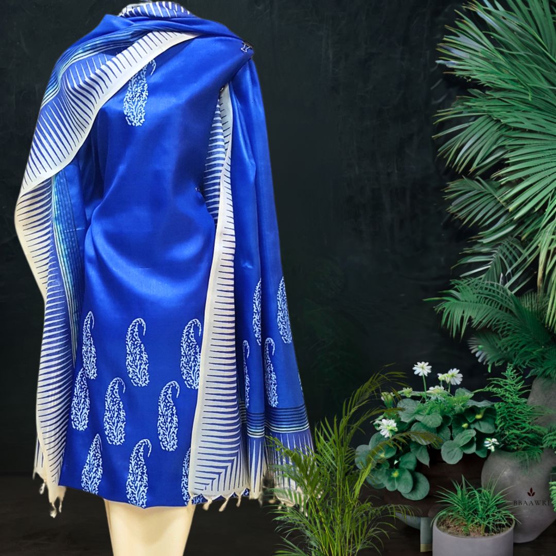 Jaypore Tussar silk dress material