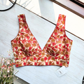 Kalamkari Cotton Plunging Neckline Blouse