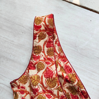 Kalamkari Cotton Plunging Neckline Blouse