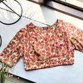 Kalamkari Cotton Rajasthani Choli Style Blouse