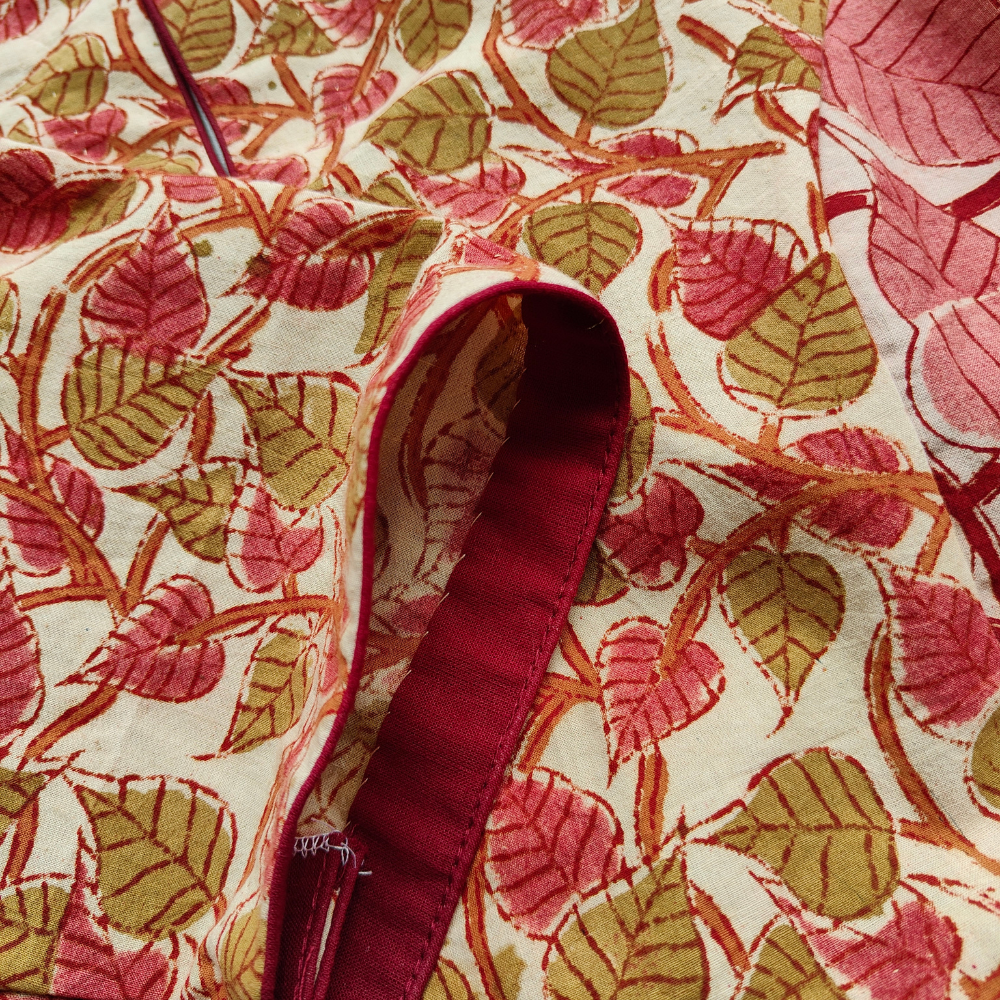 Kalamkari Cotton Rajasthani Choli Style Blouse