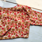 Kalamkari Cotton Rajasthani Choli Style Blouse