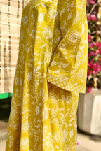 A line Sleeve Kurta 