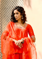 Mastaani Sharara Set - Red