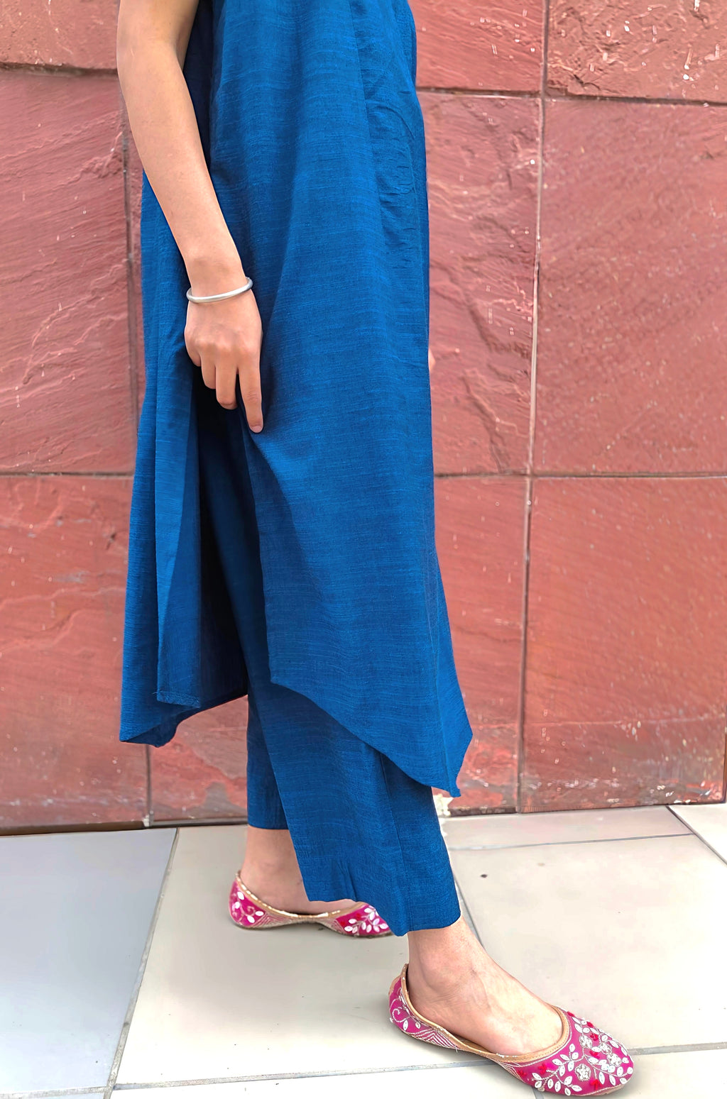 Indo Western Coord Set with Cropped Pants