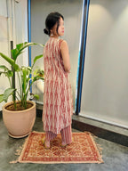 Bagru Printed Indo-Western Coord Set