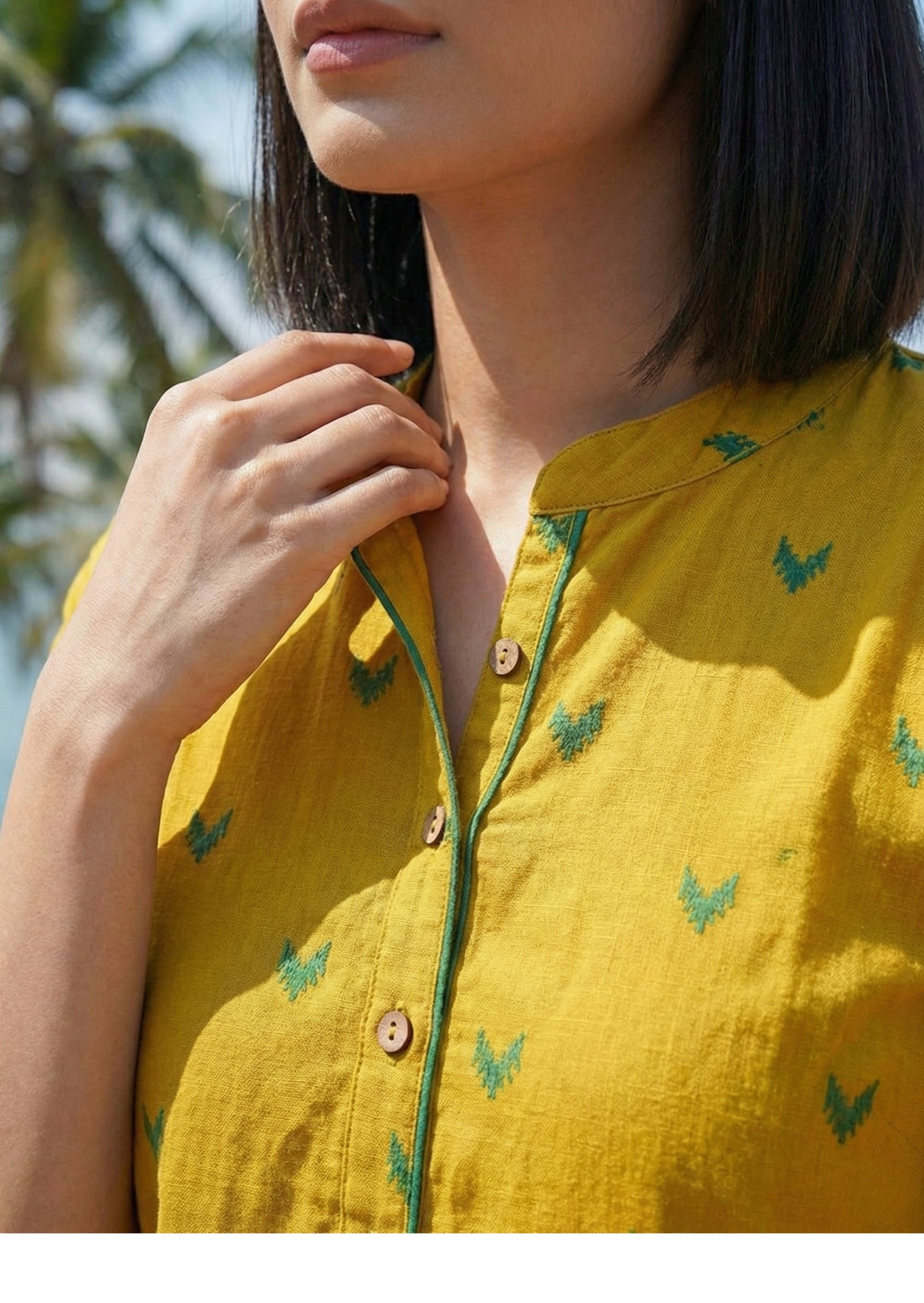 Printed Cotton Co-ord Set in Handloom Cotton