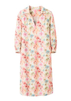 Floral Printed Linen Dress