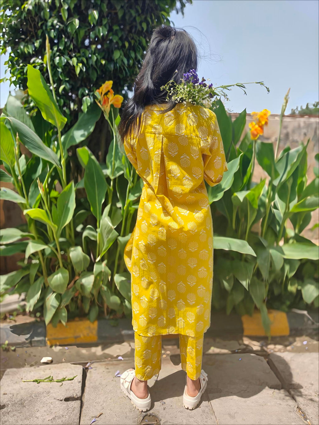 printed summer kurta sets for women