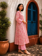 Printed Cotton Kurta with Pocket