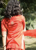 Mastaani Sharara Set - Red