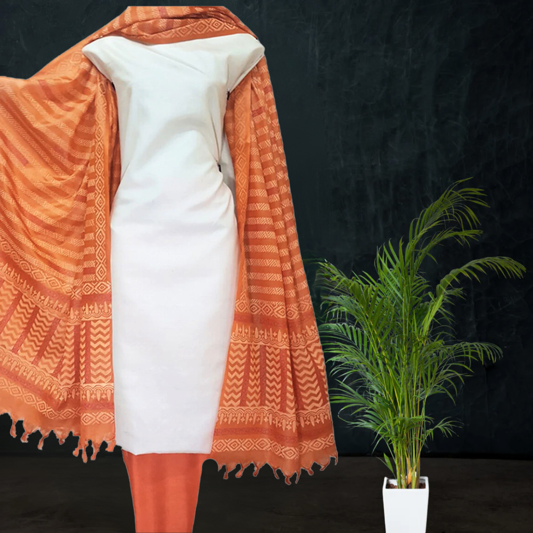 Sophisticated Tussar Silk Suit for Style Enthusiasts