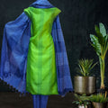 Online Tussar Silk  Salwar Suit in Geometrical Print 