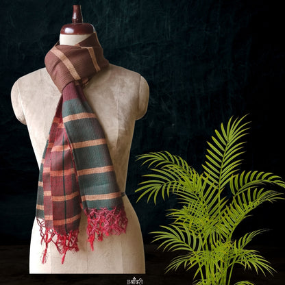 Handwoven Silk - Eri Spun Stoles _Multicolor